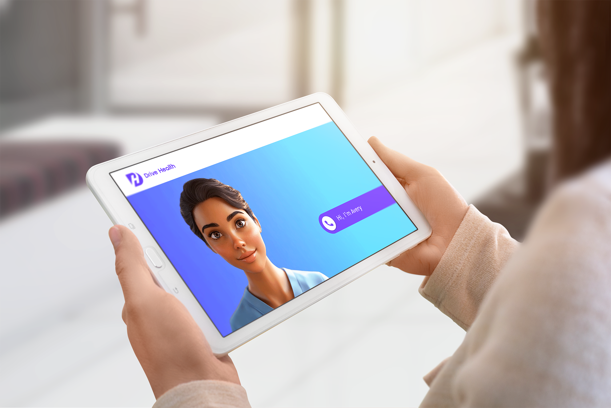 Avery iPad interface